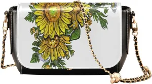 Crossbody Bags for Women Trendy Women's Black Shoulder Bag Small PU Leather Flap Cross Body Bag Handbags