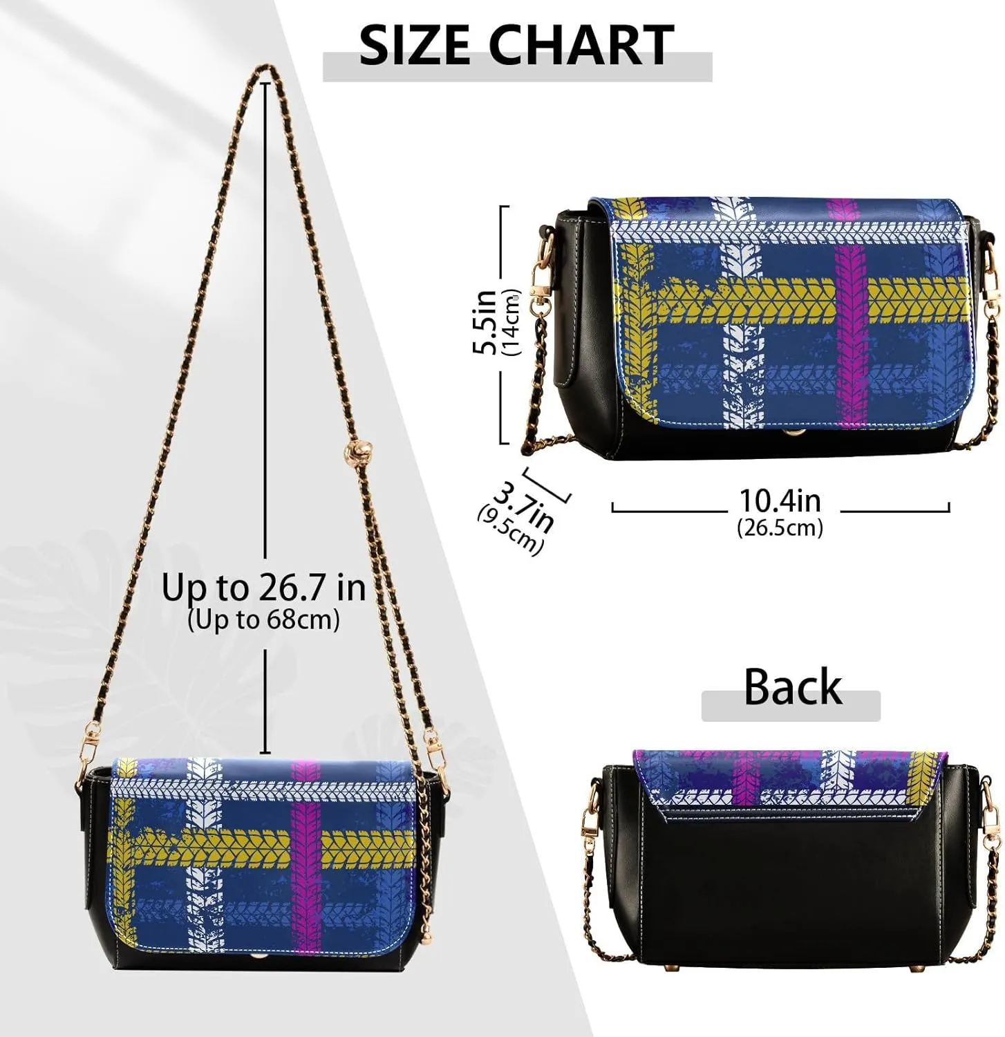Crossbody Bags for Women Trendy Women's Black Shoulder Bag Small PU Leather Flap Cross Body Bag Handbags