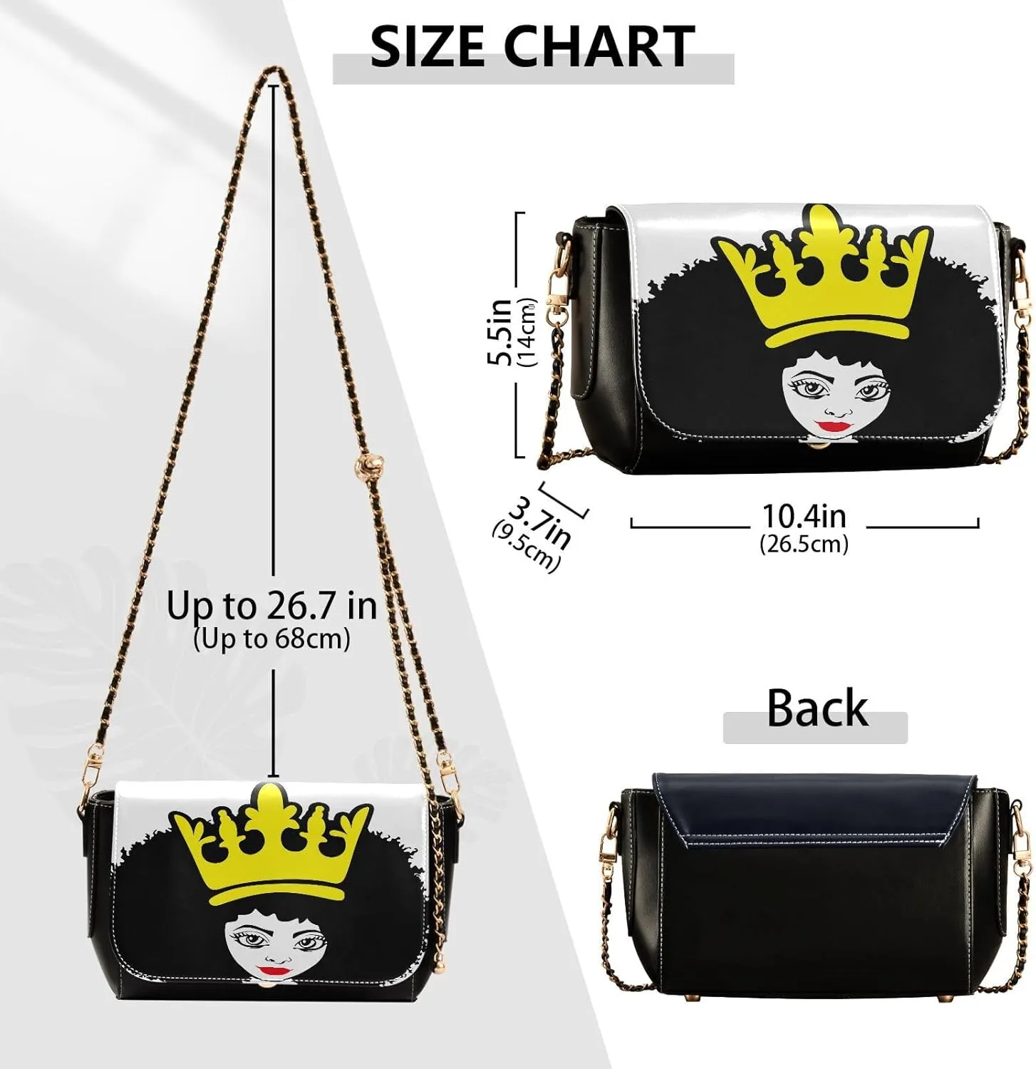 Crossbody Bags for Women Trendy Women's Black Shoulder Bag Small PU Leather Flap Cross Body Bag Handbags