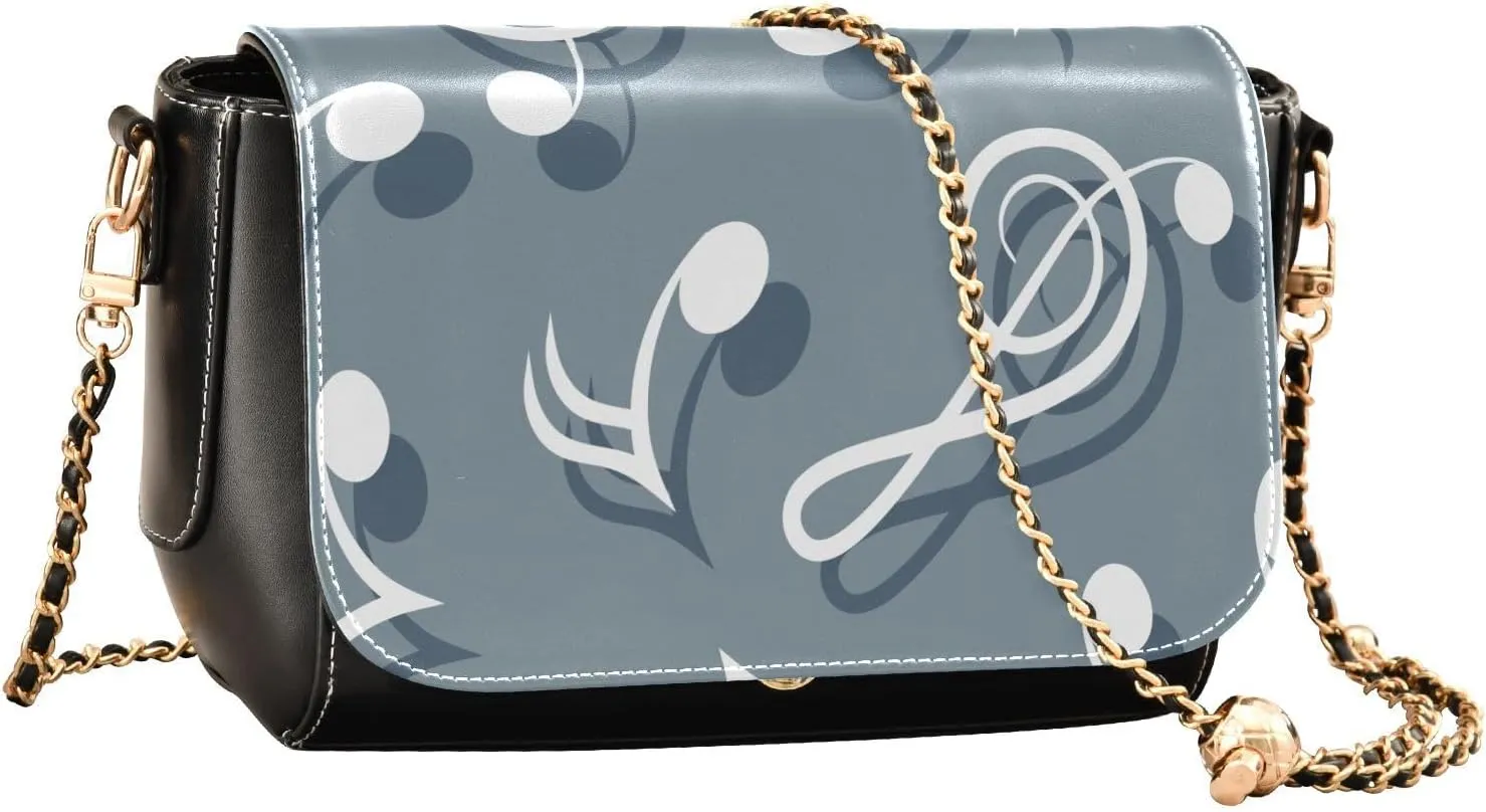 Crossbody Bags for Women Trendy Women's Black Shoulder Bag Small PU Leather Flap Cross Body Bag Handbags