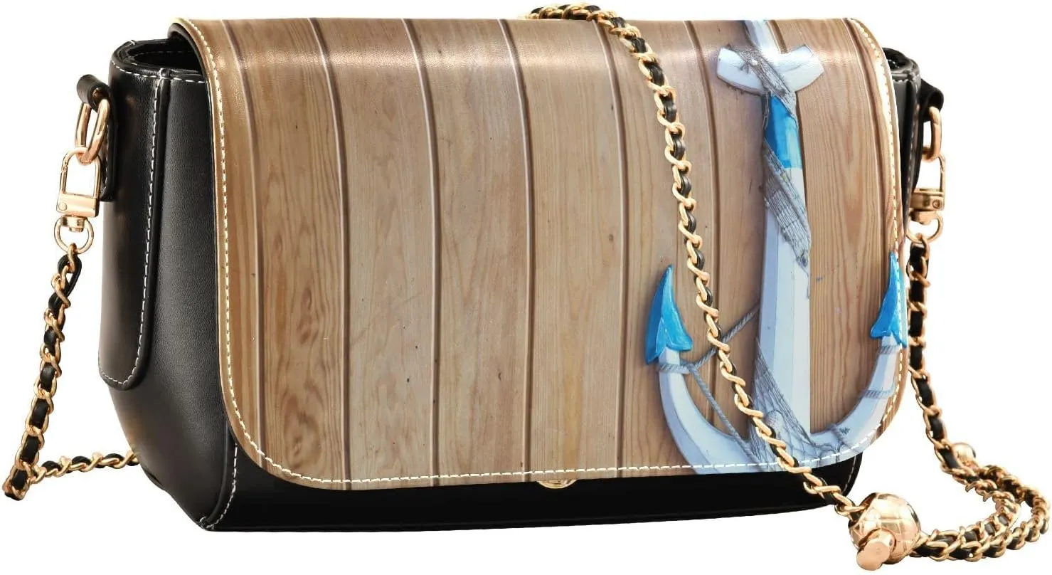 Crossbody Bags for Women Trendy Women's Black Shoulder Bag Small PU Leather Flap Cross Body Bag Handbags