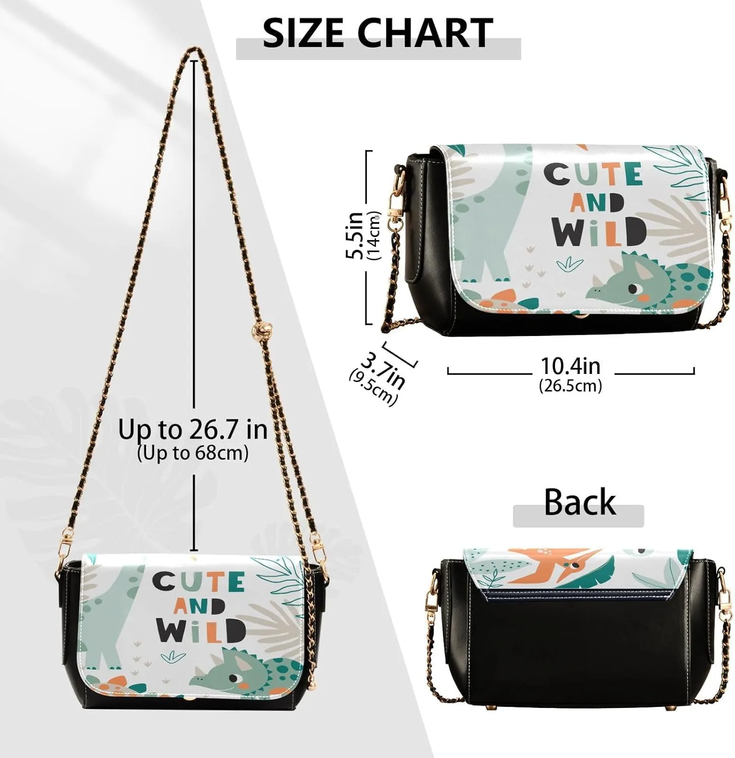 Crossbody Bags for Women Trendy Women's Black Shoulder Bag Small PU Leather Flap Cross Body Bag Handbags