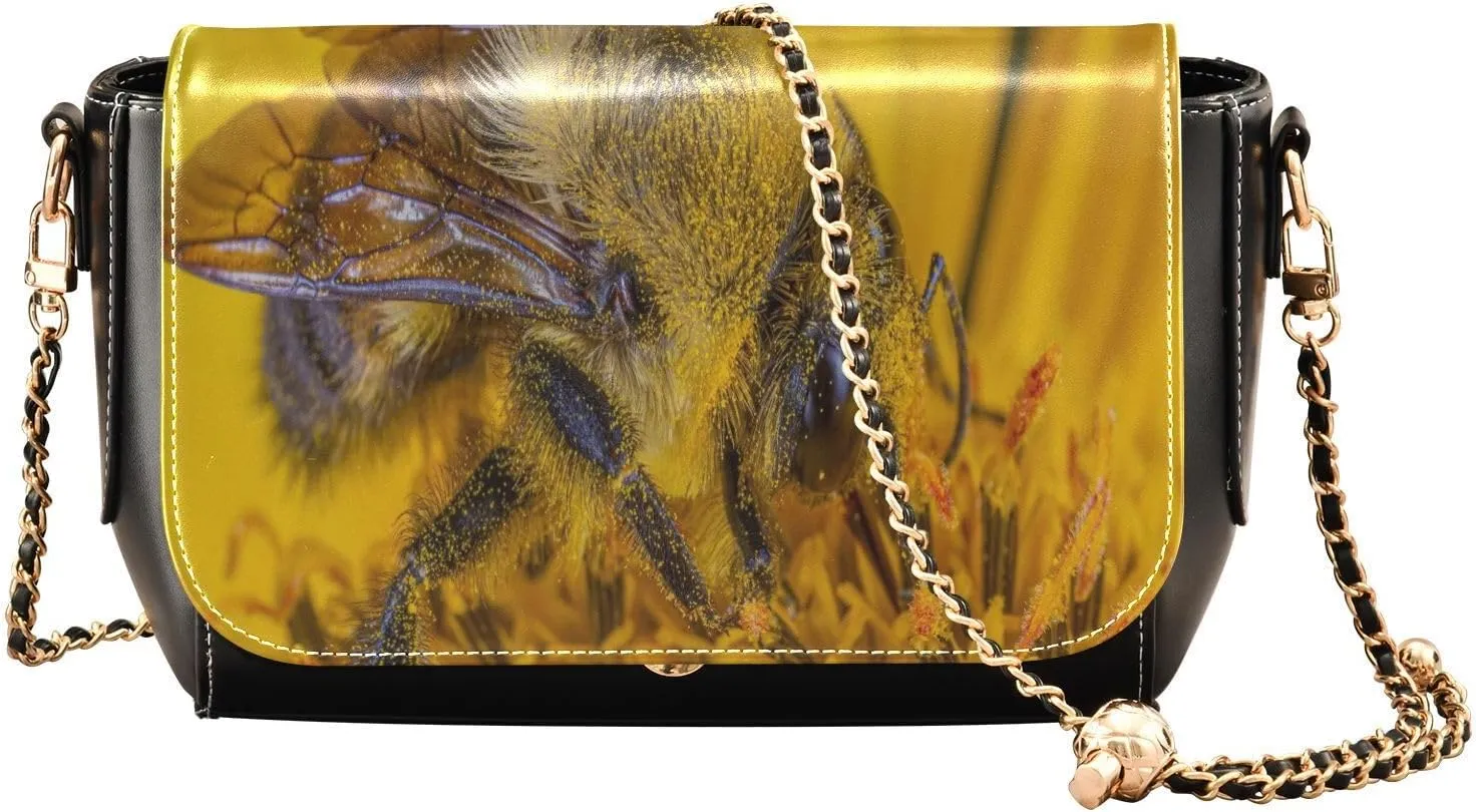 Crossbody Bags for Women Trendy Women's Black Shoulder Bag Small PU Leather Flap Cross Body Bag Handbags
