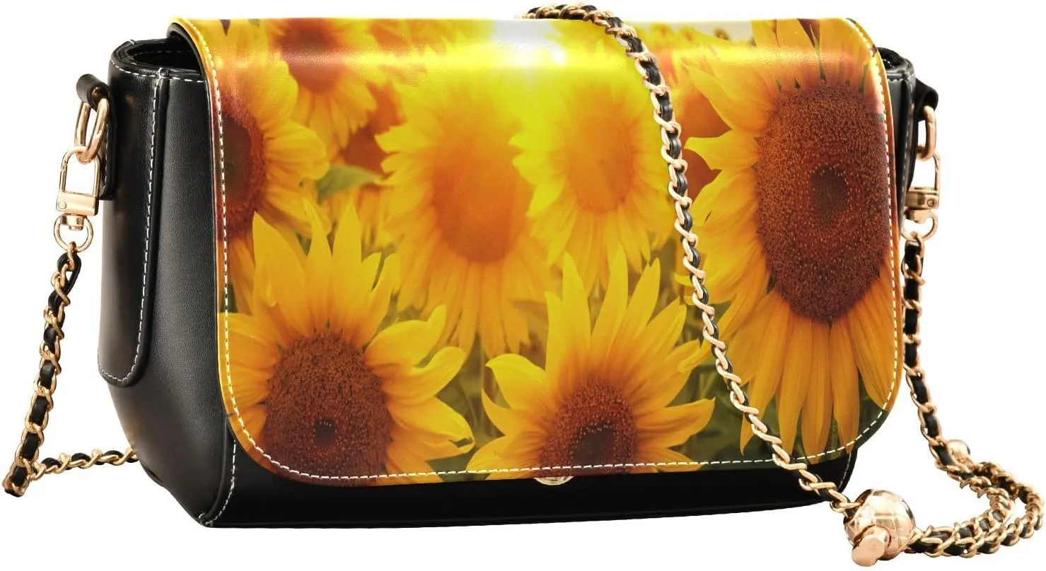 Crossbody Bags for Women Trendy Women's Black Shoulder Bag Small PU Leather Flap Cross Body Bag Handbags