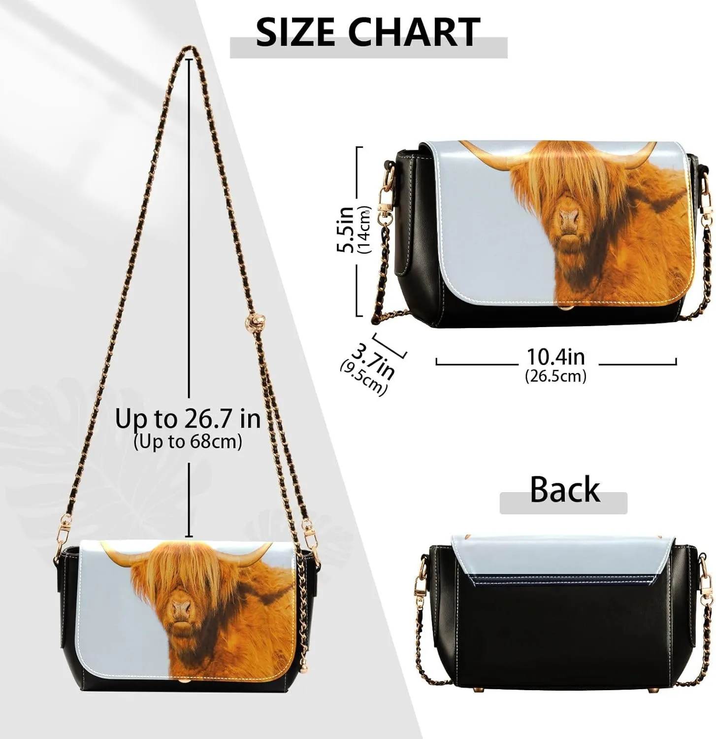 Crossbody Bags for Women Trendy Women's Black Shoulder Bag Small PU Leather Flap Cross Body Bag Handbags