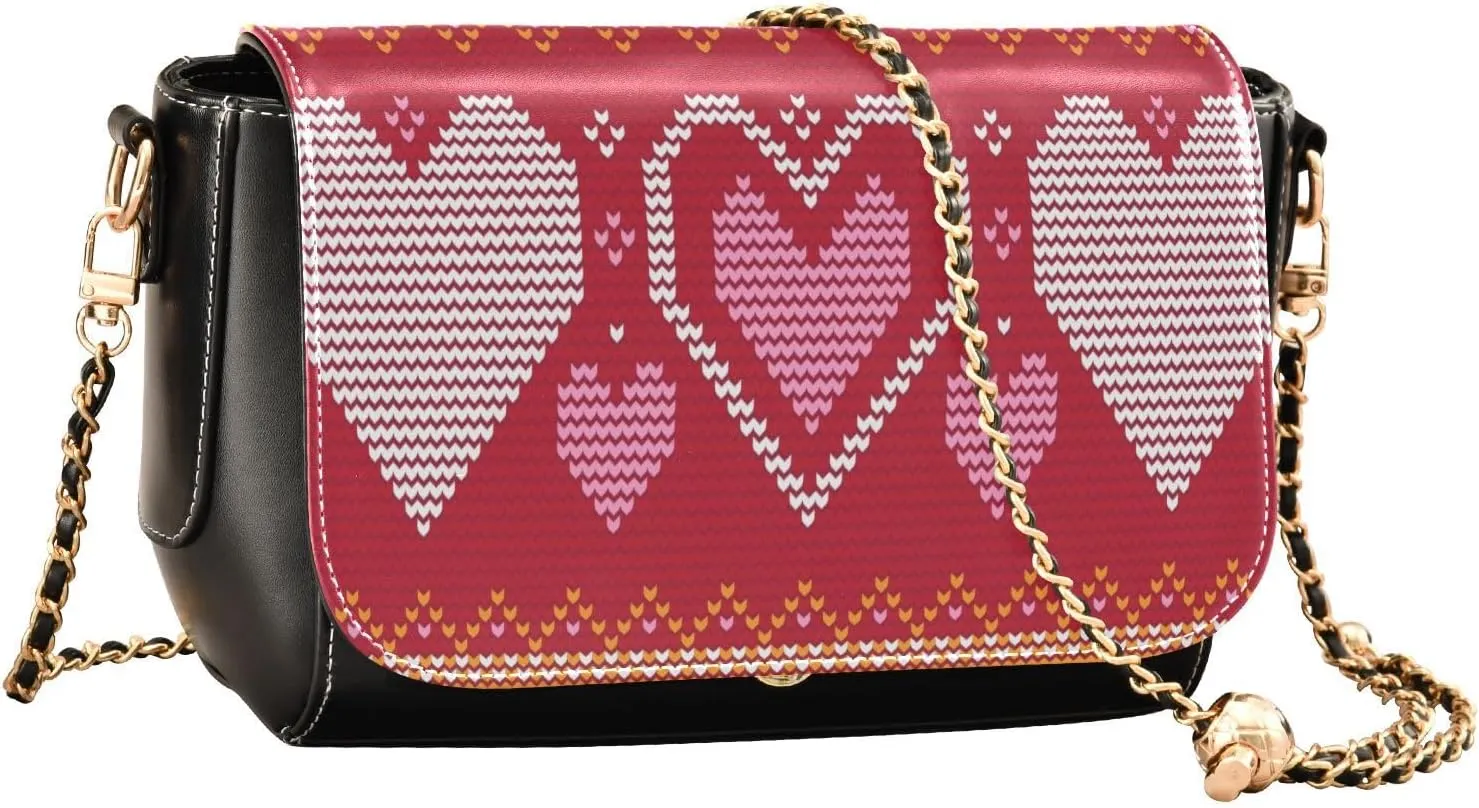 Crossbody Bags for Women Trendy Women's Black Shoulder Bag Small PU Leather Flap Cross Body Bag Handbags