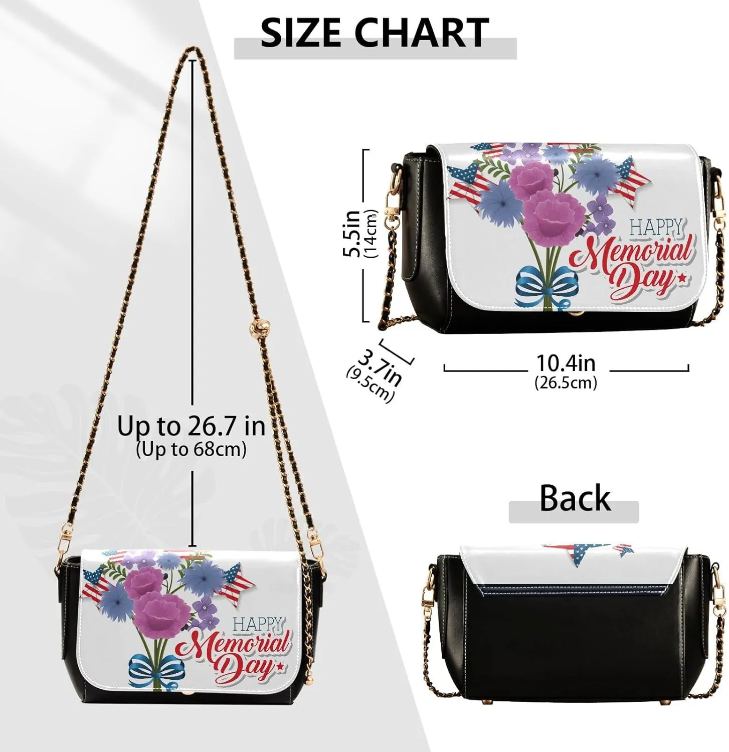 Crossbody Bags for Women Trendy Women's Black Shoulder Bag Small PU Leather Flap Cross Body Bag Handbags