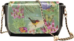 Crossbody Bags for Women Trendy Women's Black Shoulder Bag Small PU Leather Flap Cross Body Bag Handbags