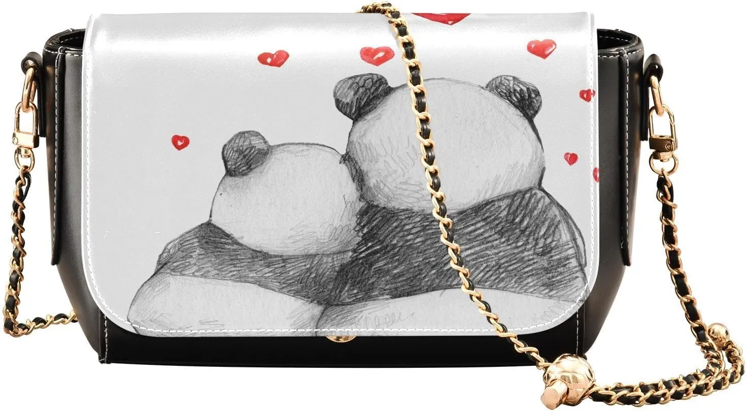 Crossbody Bags for Women Trendy Women's Black Shoulder Bag Small PU Leather Flap Cross Body Bag Handbags