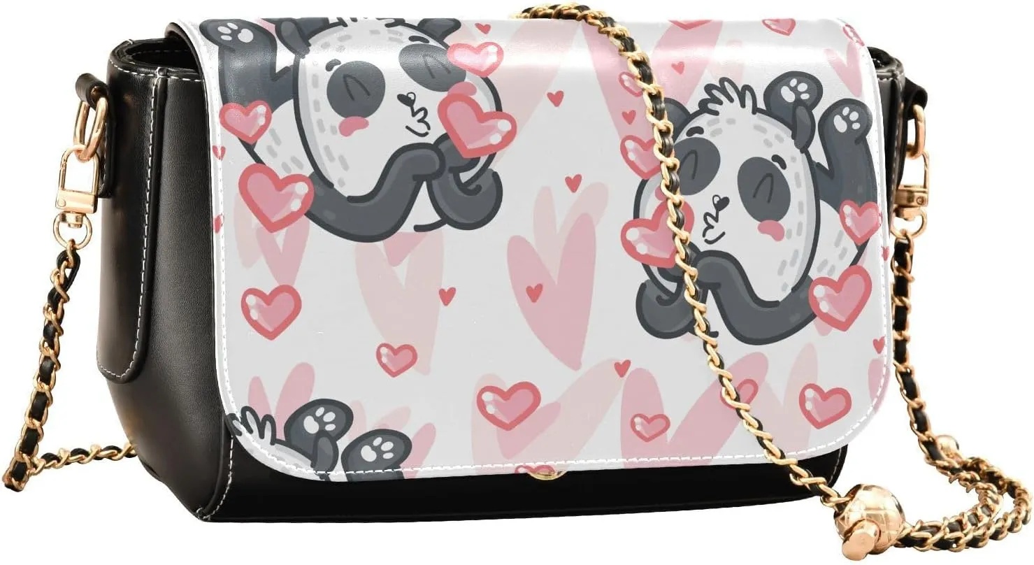 Crossbody Bags for Women Trendy Women's Black Shoulder Bag Small PU Leather Flap Cross Body Bag Handbags