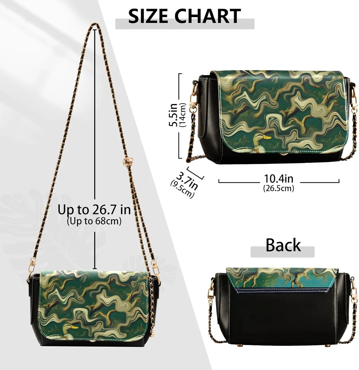 Crossbody Bags for Women Trendy Women's Black Shoulder Bag Small PU Leather Flap Cross Body Bag Handbags