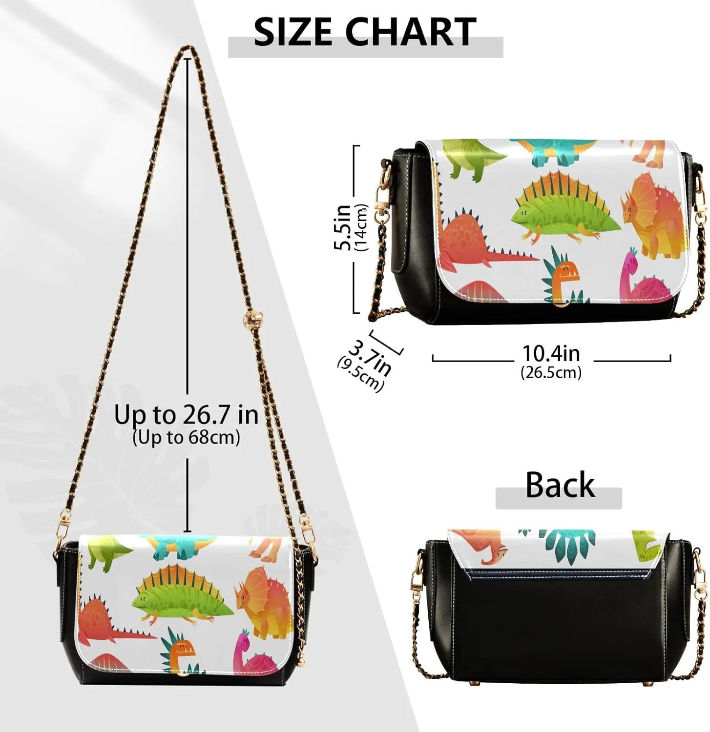 Crossbody Bags for Women Trendy Women's Black Shoulder Bag Small PU Leather Flap Cross Body Bag Handbags