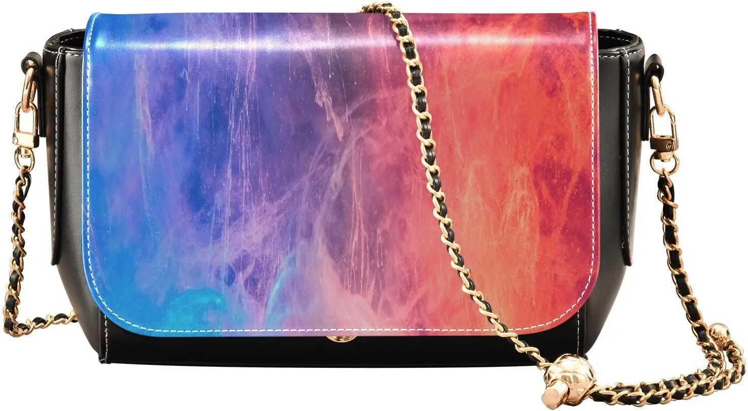Crossbody Bags for Women Trendy Women's Black Shoulder Bag Small PU Leather Flap Cross Body Bag Handbags