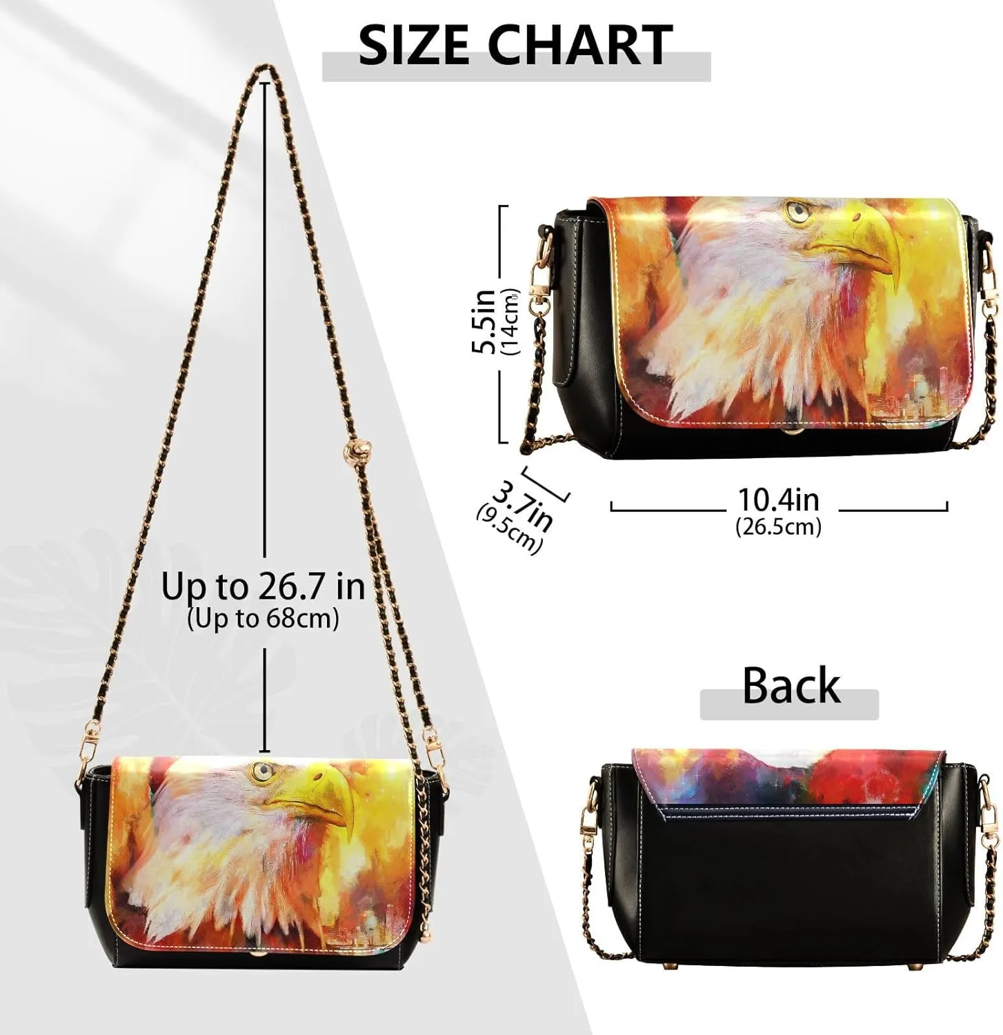 Crossbody Bags for Women Trendy Women's Black Shoulder Bag Small PU Leather Flap Cross Body Bag Handbags