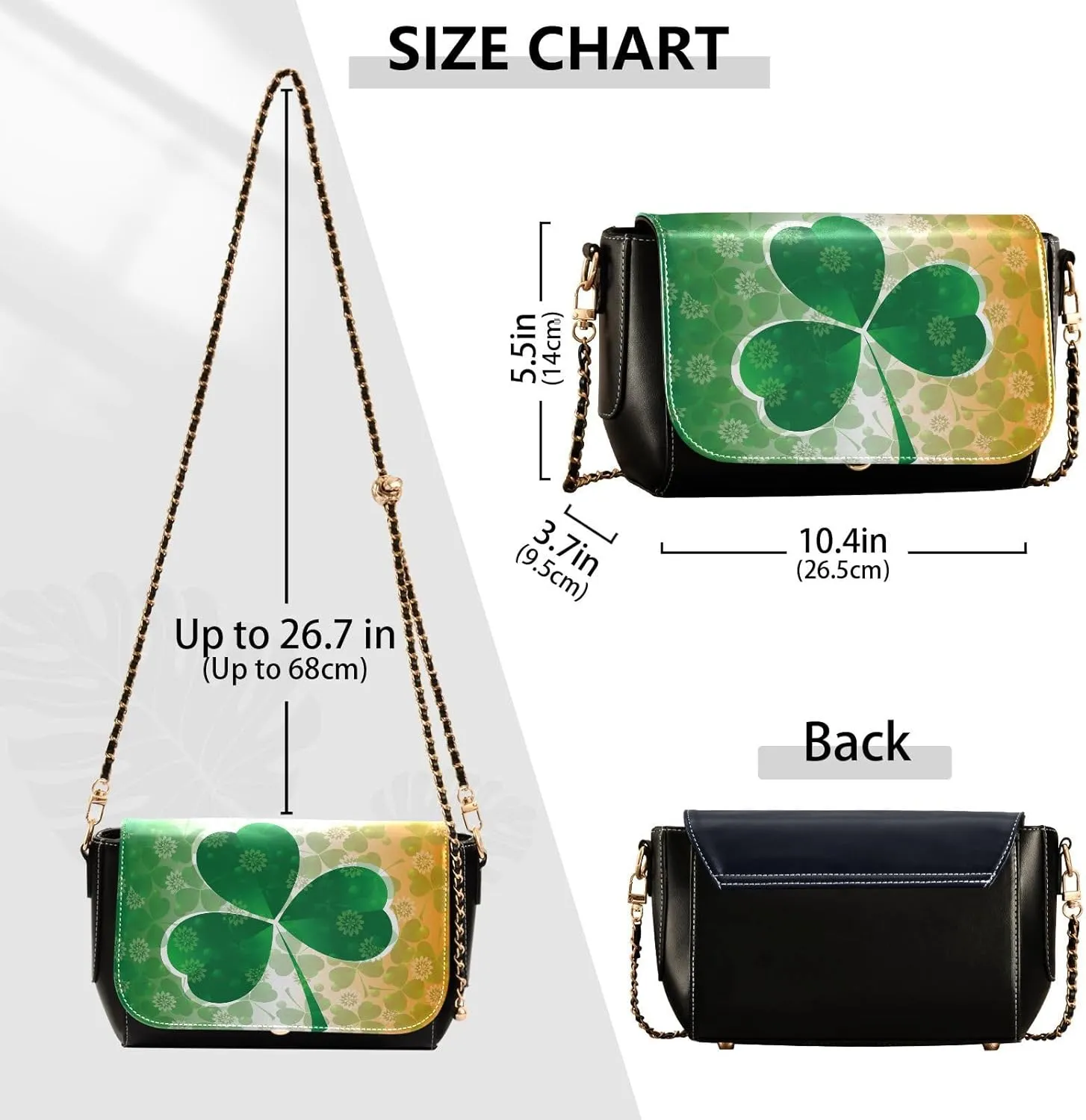 Crossbody Bags for Women Trendy Women's Black Shoulder Bag Small PU Leather Flap Cross Body Bag Handbags