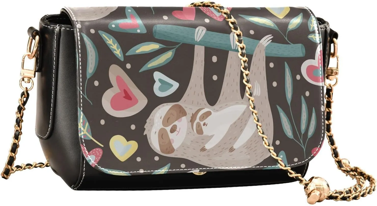 Crossbody Bags for Women Trendy Women's Black Shoulder Bag Small PU Leather Flap Cross Body Bag Handbags