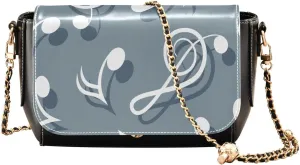 Crossbody Bags for Women Trendy Women's Black Shoulder Bag Small PU Leather Flap Cross Body Bag Handbags