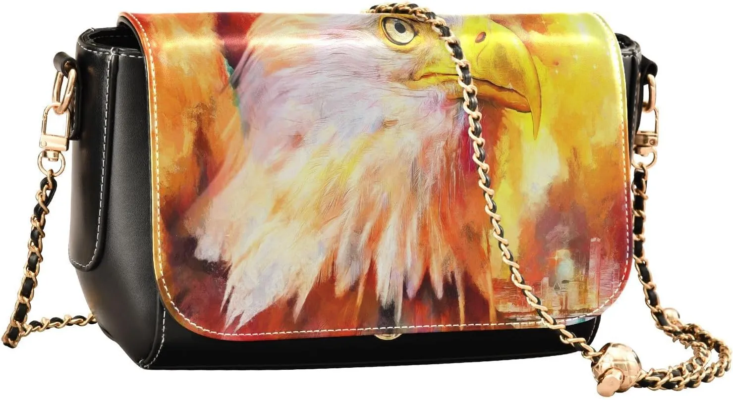 Crossbody Bags for Women Trendy Women's Black Shoulder Bag Small PU Leather Flap Cross Body Bag Handbags