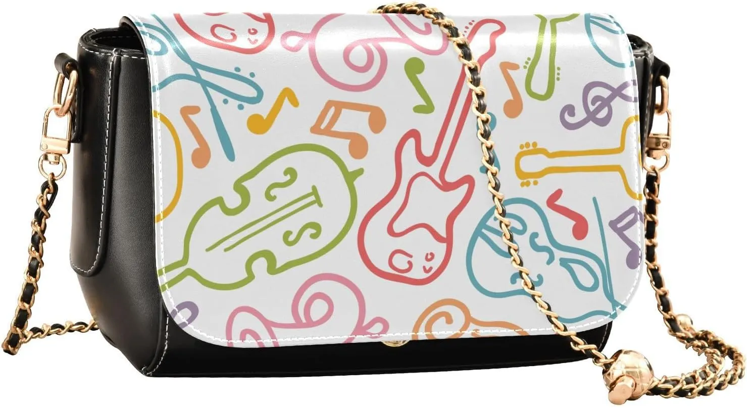 Crossbody Bags for Women Trendy Women's Black Shoulder Bag Small PU Leather Flap Cross Body Bag Handbags