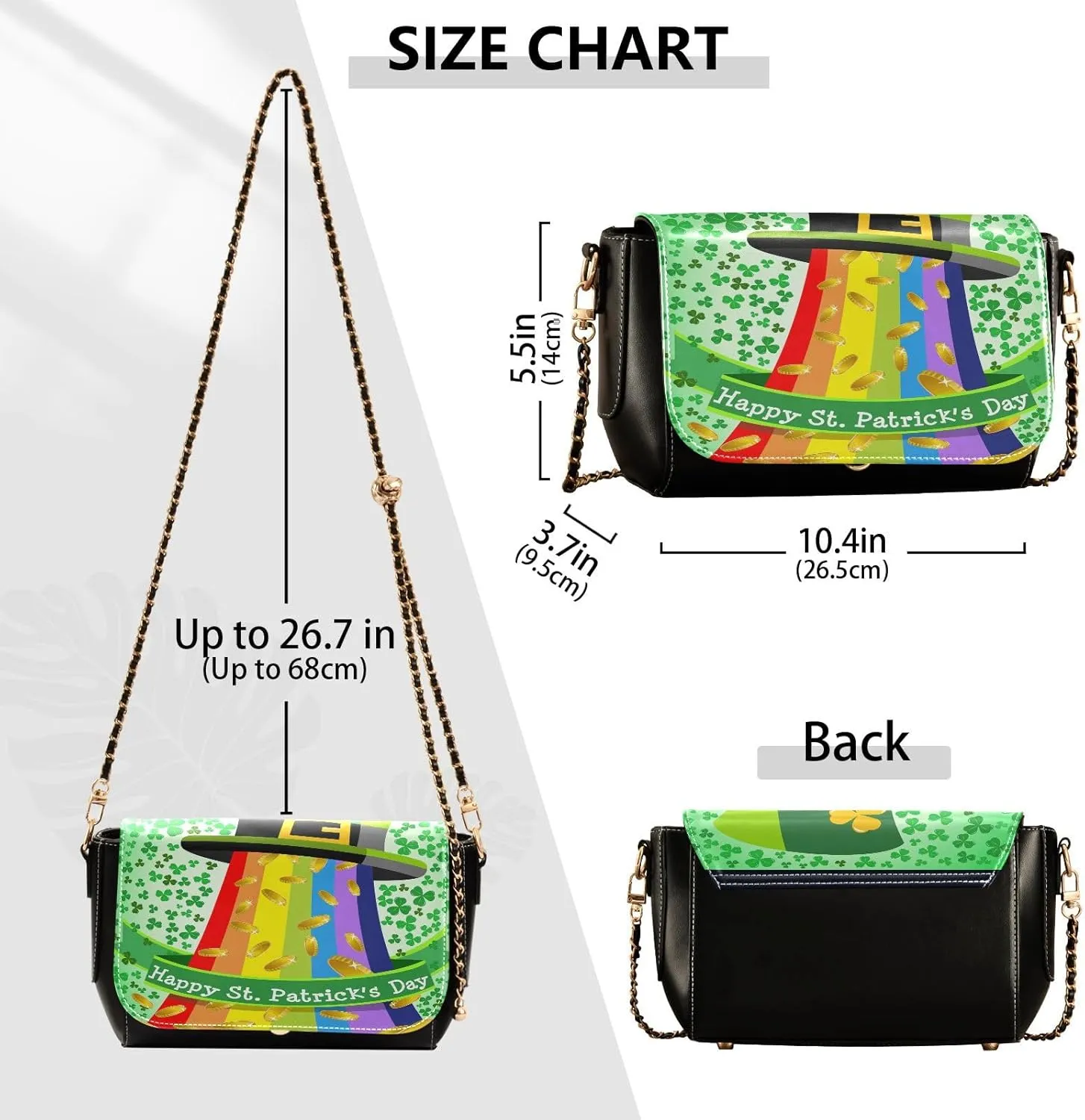 Crossbody Bags for Women Trendy Women's Black Shoulder Bag Small PU Leather Flap Cross Body Bag Handbags