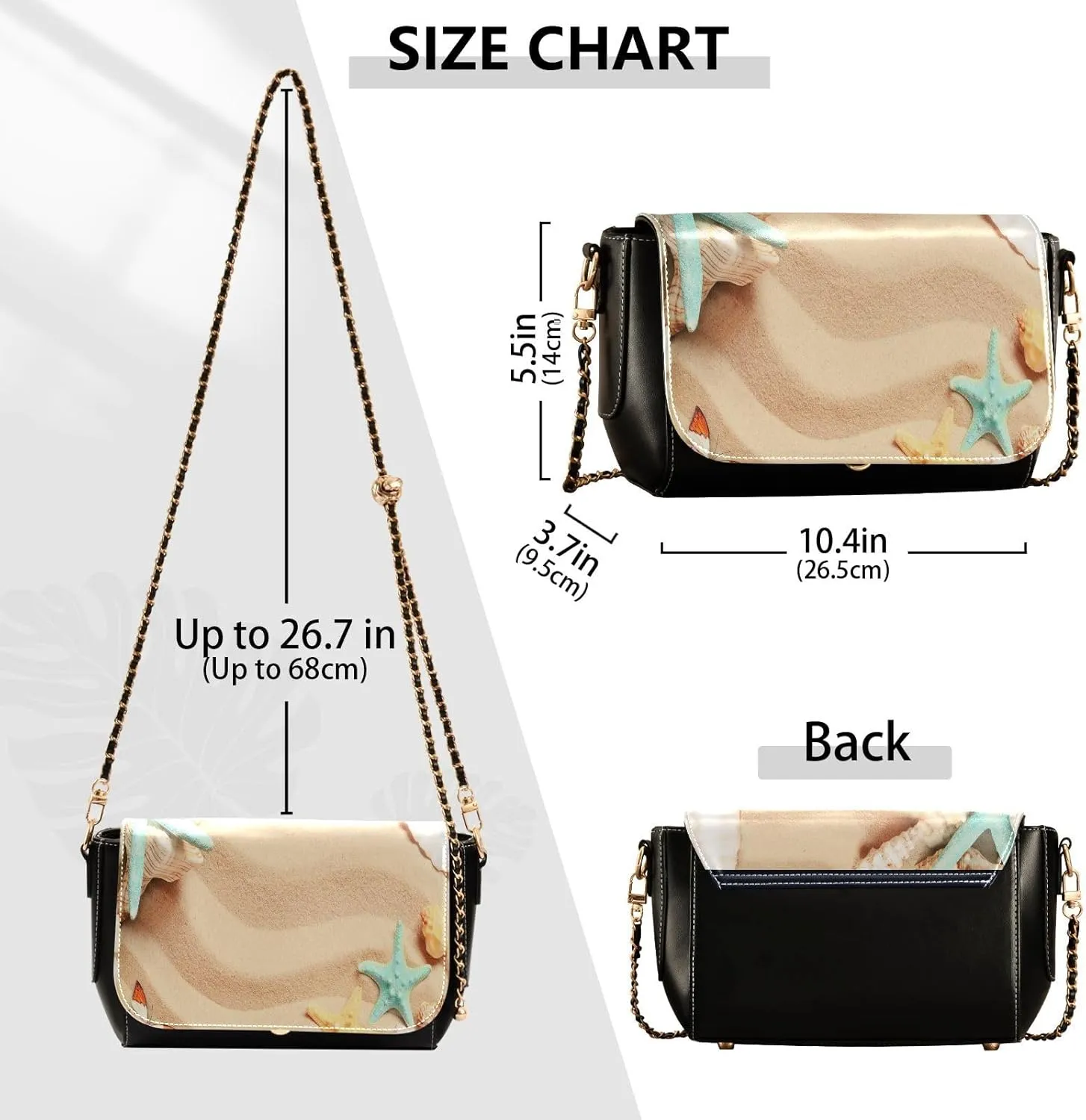 Crossbody Bags for Women Trendy Women's Black Shoulder Bag Small PU Leather Flap Cross Body Bag Handbags