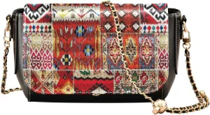 Crossbody Bags for Women Trendy Women's Black Shoulder Bag Small PU Leather Flap Cross Body Bag Handbags