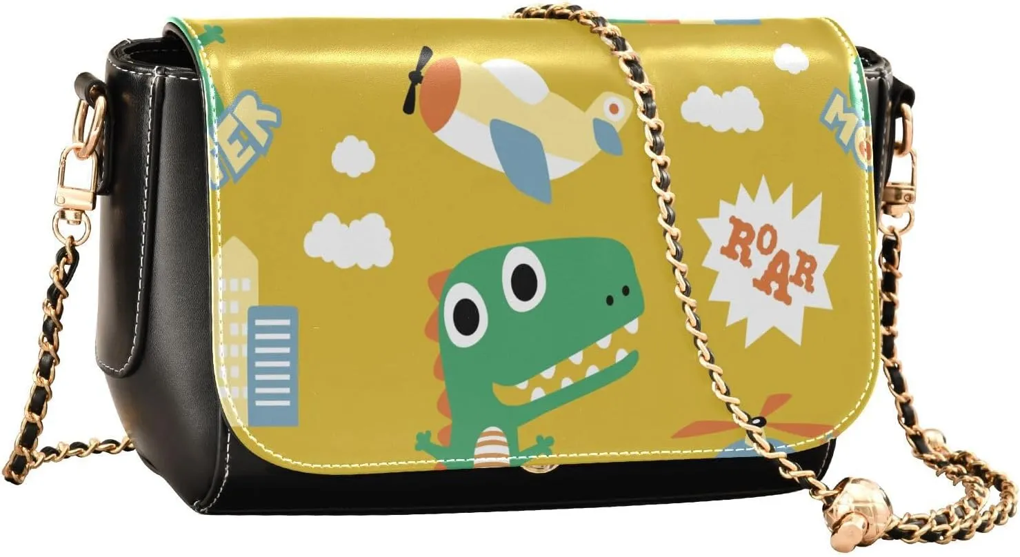 Crossbody Bags for Women Trendy Women's Black Shoulder Bag Small PU Leather Flap Cross Body Bag Handbags