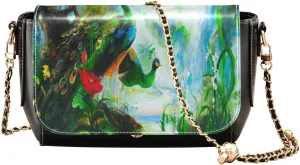 Crossbody Bags for Women Trendy Women's Black Shoulder Bag Small PU Leather Flap Cross Body Bag Handbags