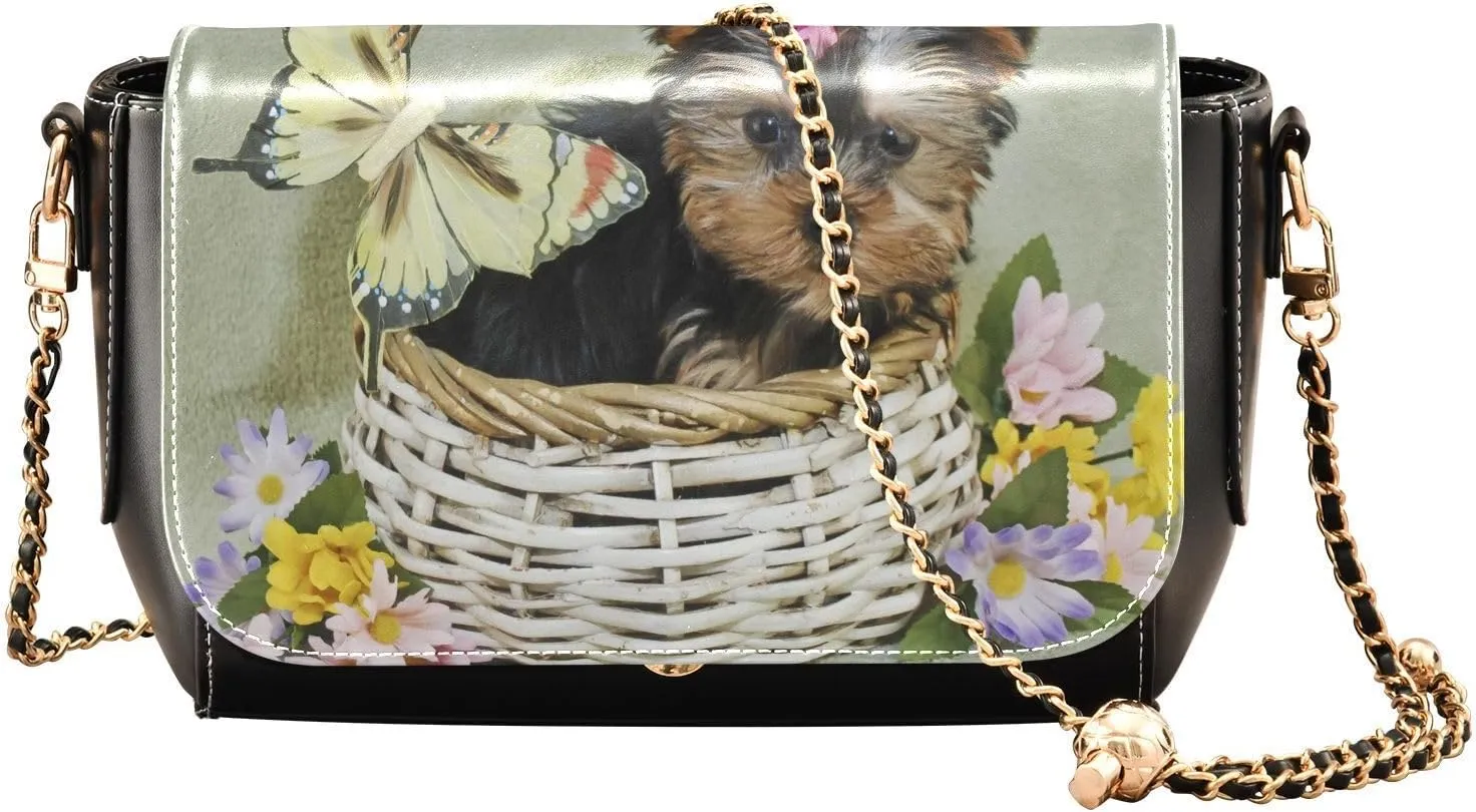 Crossbody Bags for Women Trendy Women's Black Shoulder Bag Small PU Leather Flap Cross Body Bag Handbags