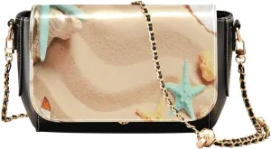 Crossbody Bags for Women Trendy Women's Black Shoulder Bag Small PU Leather Flap Cross Body Bag Handbags