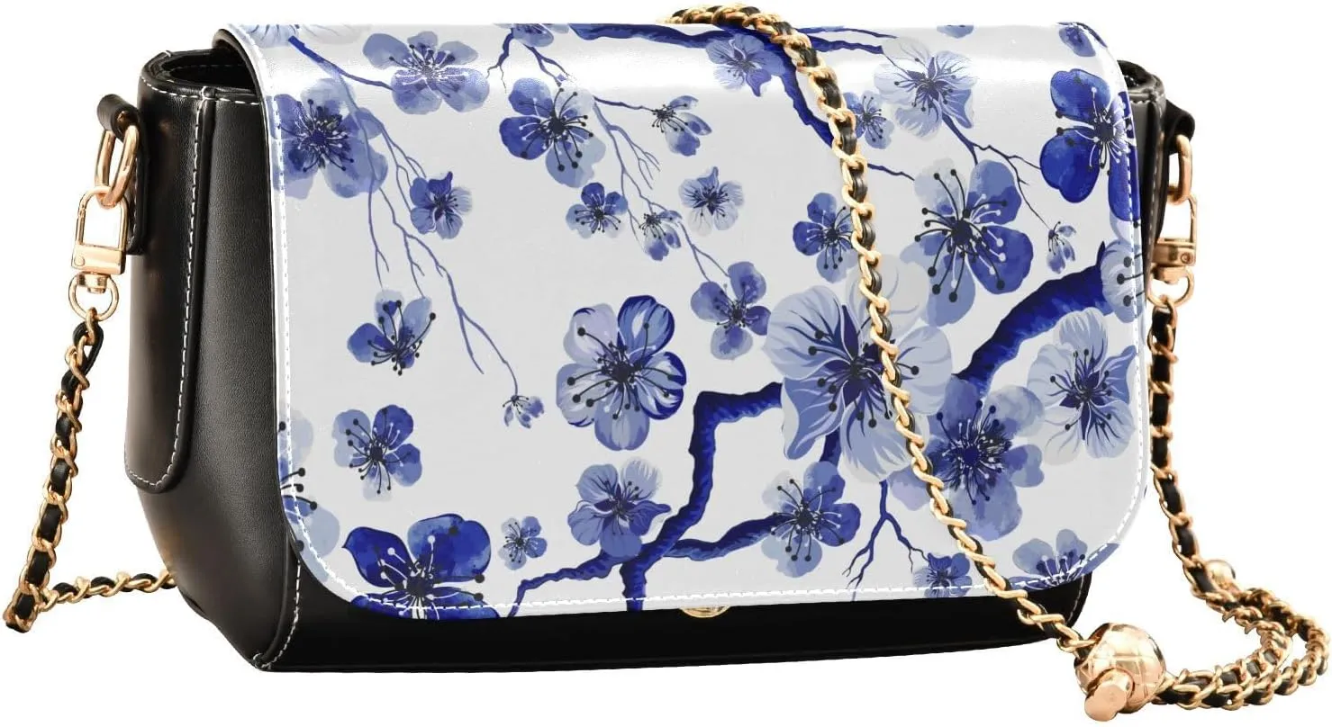 Crossbody Bags for Women Trendy Women's Black Shoulder Bag Small PU Leather Flap Cross Body Bag Handbags