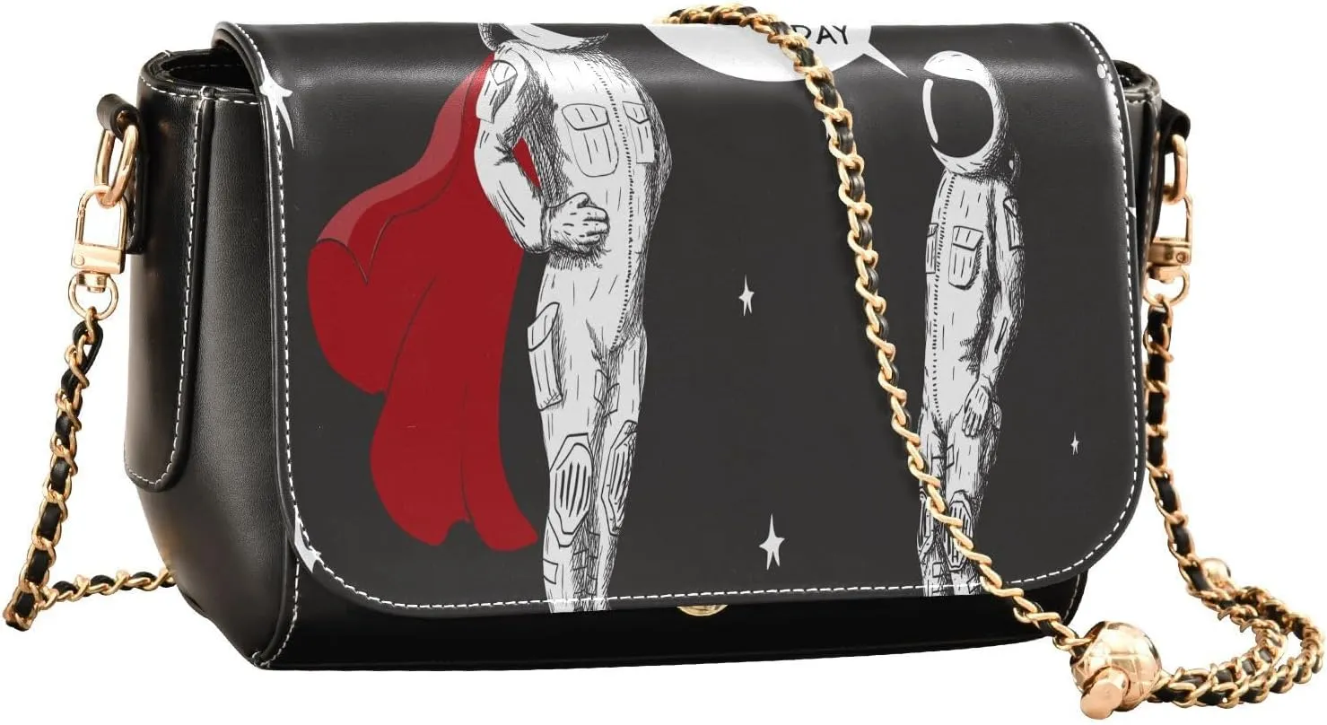Crossbody Bags for Women Trendy Women's Black Shoulder Bag Small PU Leather Flap Cross Body Bag Handbags
