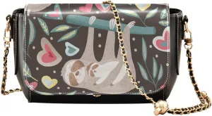 Crossbody Bags for Women Trendy Women's Black Shoulder Bag Small PU Leather Flap Cross Body Bag Handbags