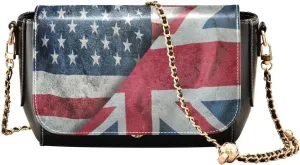Crossbody Bags for Women Trendy Women's Black Shoulder Bag Small PU Leather Flap Cross Body Bag Handbags