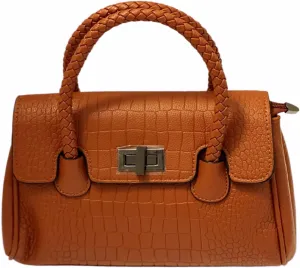 Crossbody Handbag for Women - PU Leather Women's Crossbody Purse - Long Adjustable Shoulder Strap -