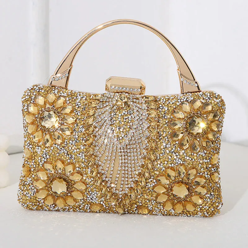 Crystal evening purse