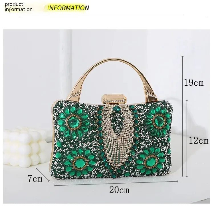 Crystal evening purse