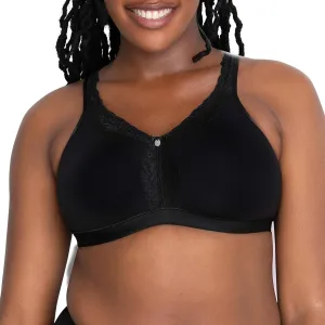Curvy Couture Women's Plus Size Cotton Luxe Unlined Wire-Free Bra