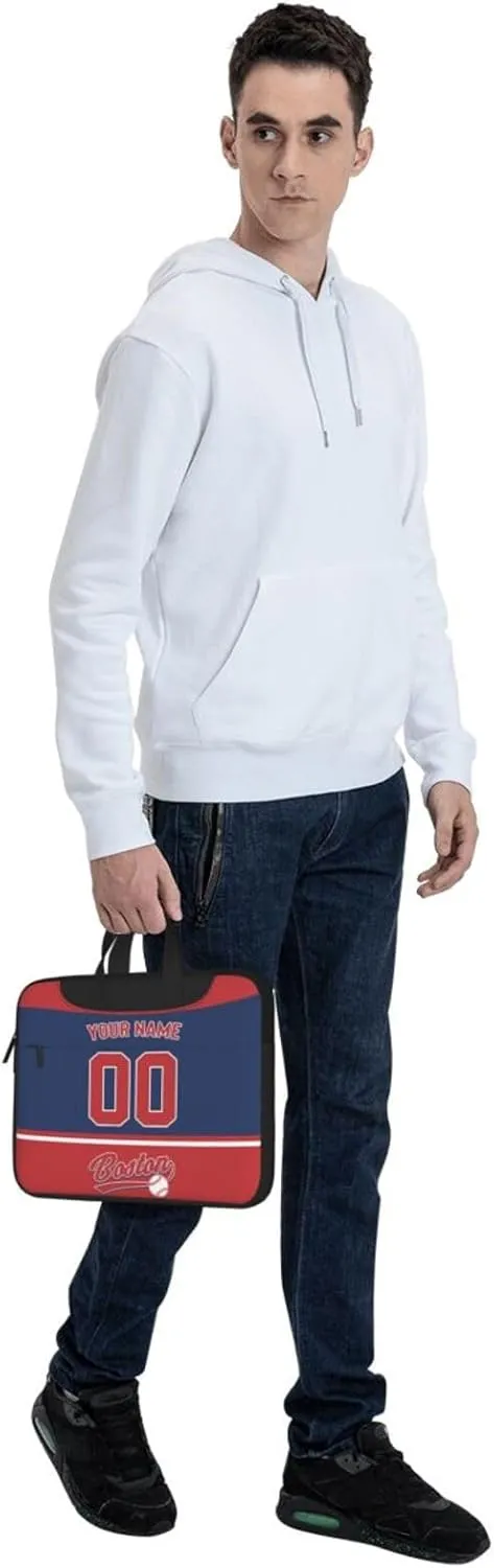 Custom Laptop Bag Baseball Fans Gifts Custom City Classic Laptop Shoulder Bag Briefcase Protective Messenger Bag