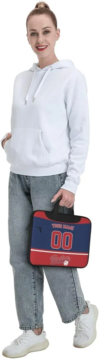 Custom Laptop Bag Baseball Fans Gifts Custom City Classic Laptop Shoulder Bag Briefcase Protective Messenger Bag