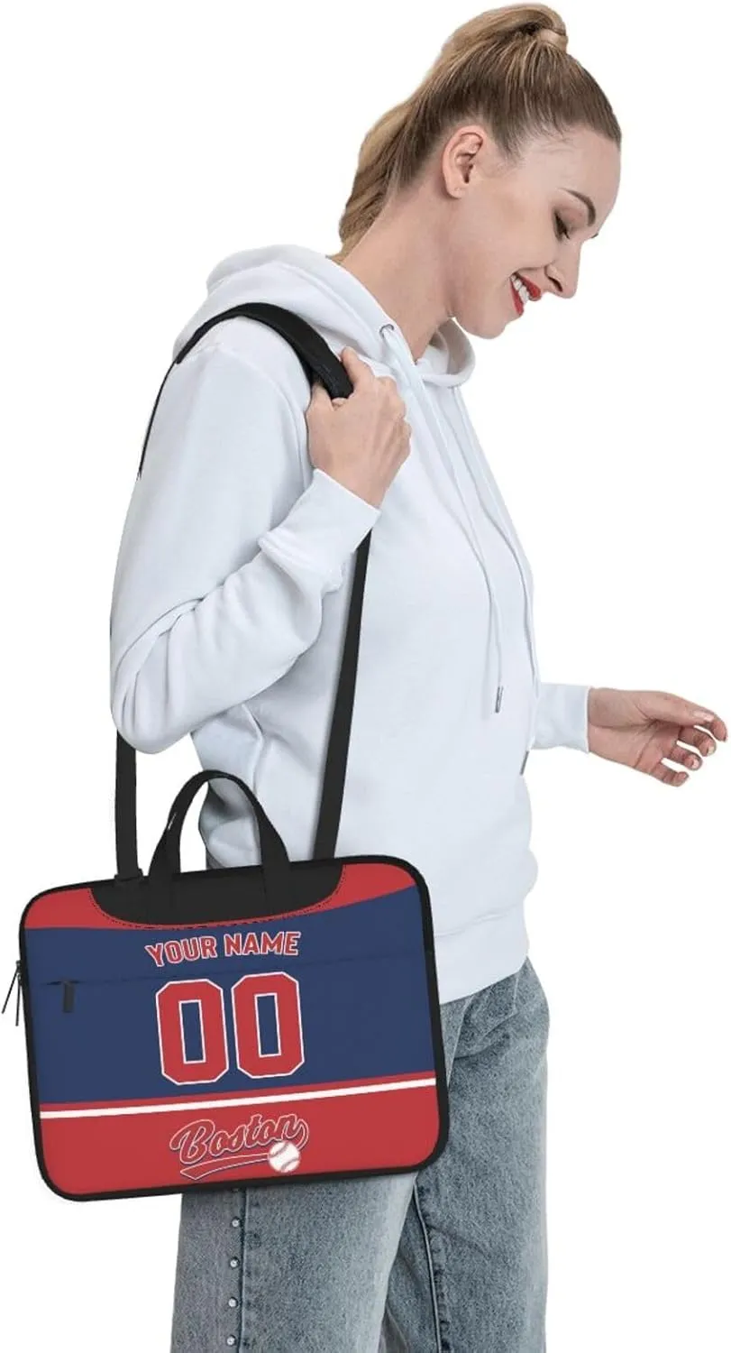 Custom Laptop Bag Baseball Fans Gifts Custom City Classic Laptop Shoulder Bag Briefcase Protective Messenger Bag