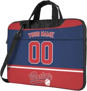 Custom Laptop Bag Baseball Fans Gifts Custom City Classic Laptop Shoulder Bag Briefcase Protective Messenger Bag