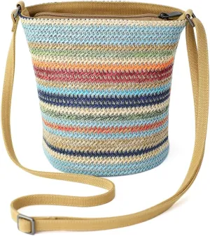 Cylindrical Crossbody Bag For Women