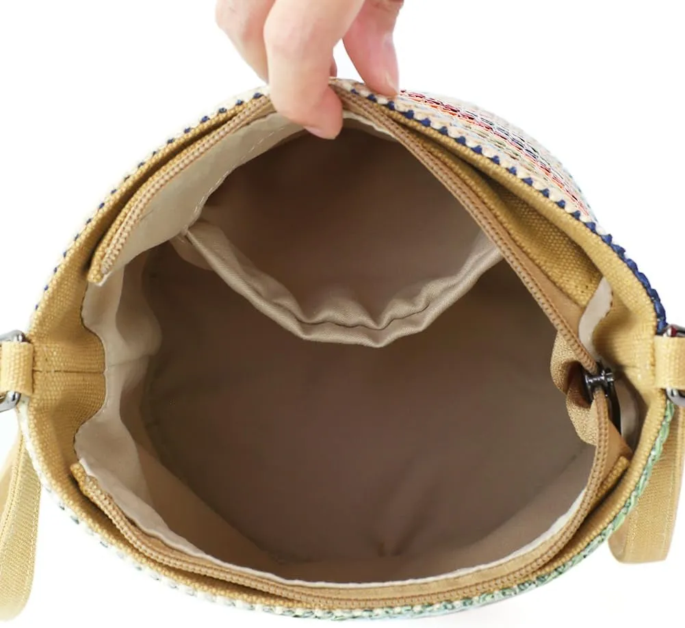 Cylindrical Crossbody Bag For Women