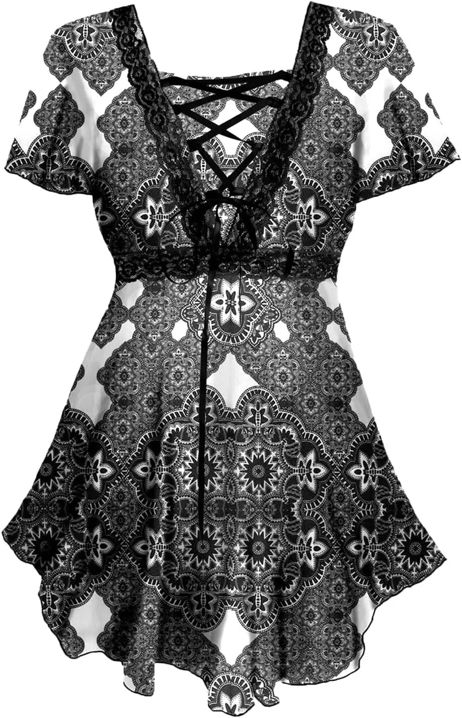 Dare to Wear Angel Corset Top: Victorian Gothic Grecian Women's Empress Blouse for Everyday Halloween Cosplay Festivals