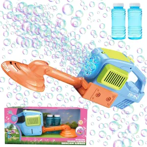 deAO Bubble Machine Bubble Lawn Mower for Toddlers, Gardening Toy Outdoor Bubble Blower Automatic Bubble Machine with Bubble Solution, Bubble Maker for Kids Birthday Gifts Age 3 