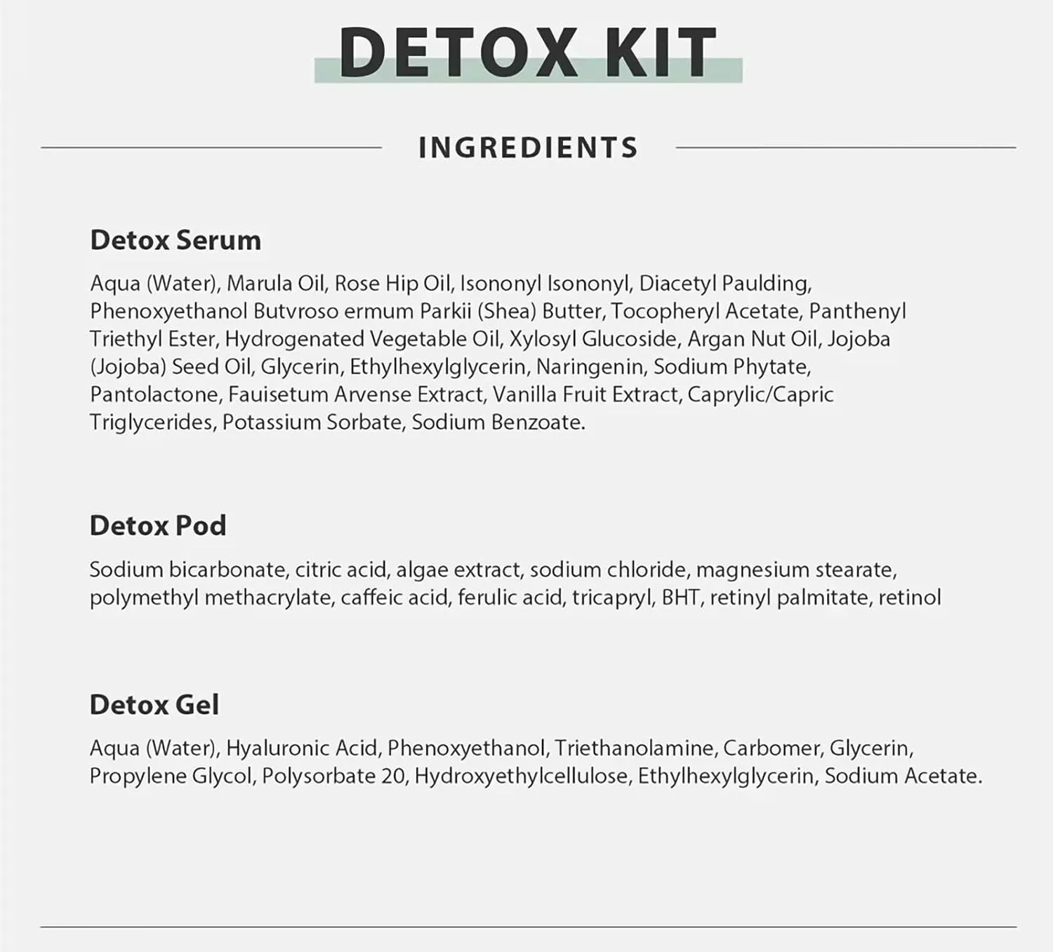 Detox Serum Kit Pods for CO2 Oxygen Facial Machine, Beauty Salon and Home Spa Day, Ge noe Type Pods Set, 6 Pods   6 Prime Gel   6 Serum, Upgrade 3.0 Formula