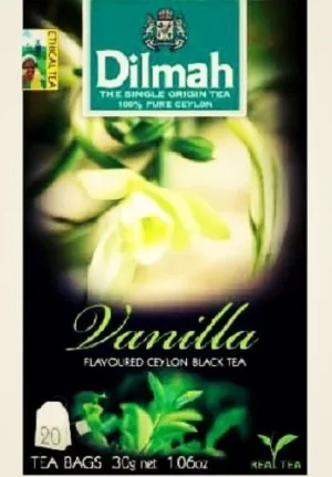 Dilmah, Tea, Single Origin Pure Ceylon Tea (Vanilla, 20 Tea Bags (Pack of 3)