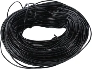 DIY Jewelry Making 10 Yard Round Leather Cords 1.5mm Smooth Cowhide for Bracelets Necklaces