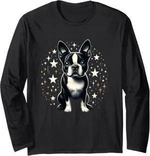dog boston terrier Long Sleeve T-Shirt